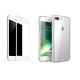2PACK - 3D bílé ochranné sklo + transparentní kryt pro iPhone 7 Plus/8 Plus