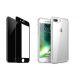 2PACK - 3D černé ochranné sklo + transparentní kryt pro iPhone 7 Plus/8 Plus