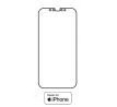 Hydrogel - matná ochranná fólie - iPhone 12 Pro - typ výřezu 2