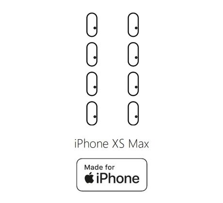 Hydrogel - ochranná fólie zadní kamery - iPhone XS Max - 8ks v balení   