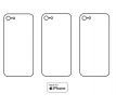3PACK - Hydrogel - 3x zadní ochranná fólie - iPhone 7/iPhone 8