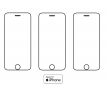 3PACK - Hydrogel - 3x ochranná fólie - iPhone 7 Plus /8 Plus