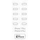 Hydrogel - ochranná fólie zadní kamery - iPhone 7 Plus /8 Plus - 10ks v balení  