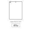Hydrogel - zadní ochranná fólie - Apple iPad 9.7 2017 typ výřezu 1