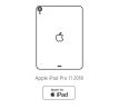 Hydrogel - zadní ochranná fólie - Apple iPad Pro 11 2018, typ výřezu 1