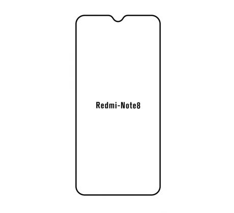 Hydrogel - ochranná fólie - Xiaomi Redmi Note 8 