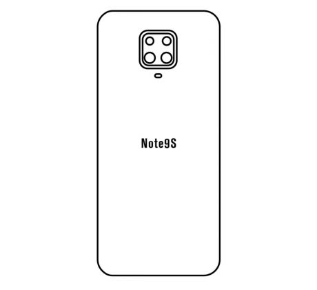 Hydrogel - zadní ochranná fólie - Xiaomi Redmi Note 9S