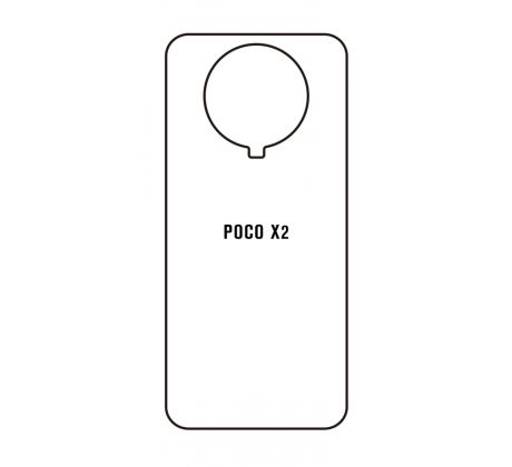 Hydrogel - zadní ochranná fólie - Xiaomi Poco X2