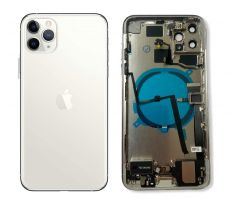 Apple iPhone 11 Pro Max - Housing (Silver White) s předinstalovanými díly