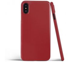 Ultratenký matný kryt iPhone XS Max červený