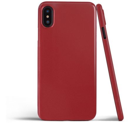 Slim Minimal iPhone XS Max červený