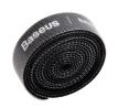 Baseus Straps - černý organizátor pro kabely 3m