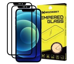 2PACK - Wozinsky Full Glue - 3D ochranné tvrzené sklo pro iPhone 12/iPhone 12 Pro 