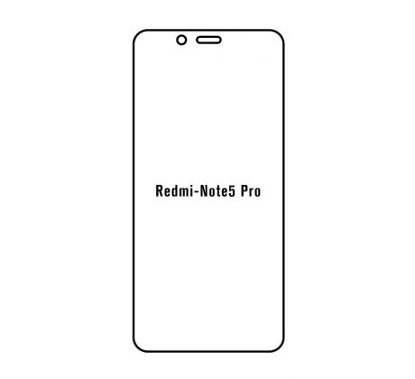 Hydrogel - matná ochranná fólie - Xiaomi Redmi Note 5 Pro