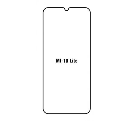 Hydrogel - matná ochranná fólie - Xiaomi Mi 10 Lite 5G
