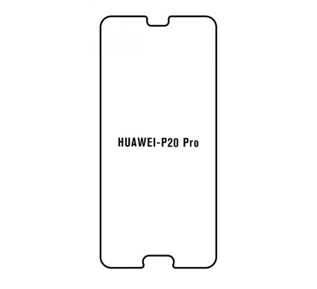 Hydrogel - matná ochranná fólie - Huawei P20 Pro 