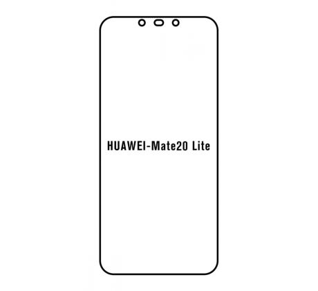 Hydrogel - matná ochranná fólie - Huawei Mate 20 Lite 