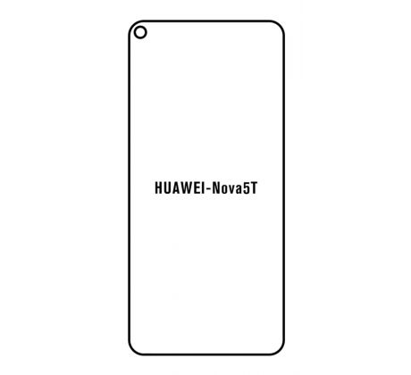 Hydrogel - matná ochranná fólie - Huawei Nova 5T
