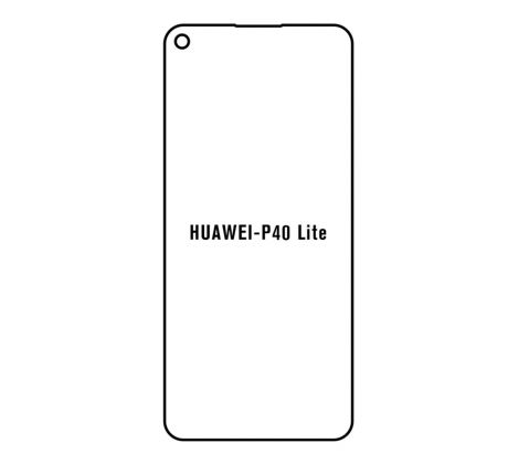 Hydrogel - matná ochranná fólie - Huawei P40 Lite 5G