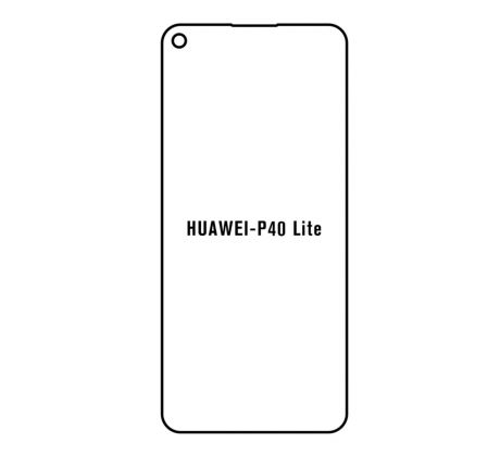 Hydrogel - matná ochranná fólie - Huawei P40 Lite 5G