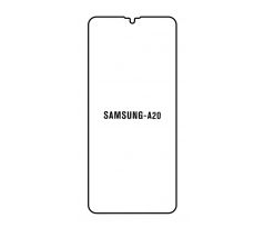 Hydrogel - matná ochranná fólie - Samsung Galaxy A20 