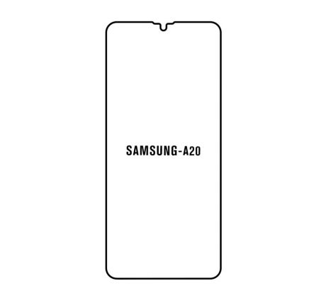 Hydrogel - matná ochranná fólie - Samsung Galaxy A20 