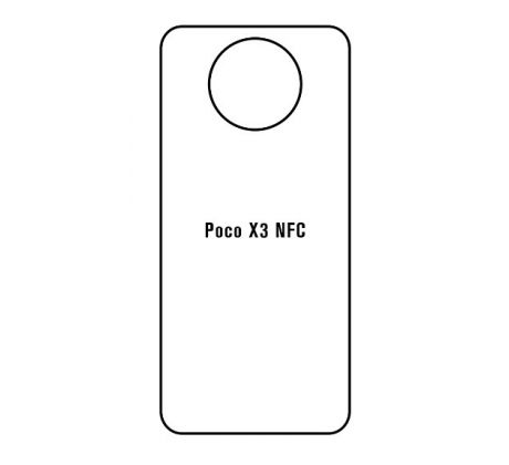 Hydrogel - zadní ochranná fólie - Xiaomi Poco X3 NFC