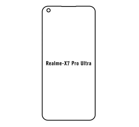 Hydrogel - matná ochranná fólie - Realme X7 Pro Ultra