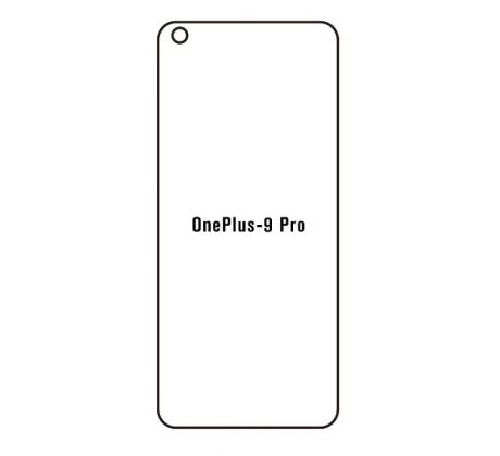 Hydrogel - matná ochranná fólie - OnePlus 9 Pro