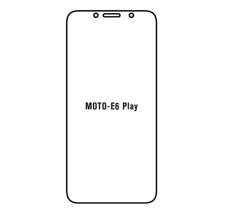 Hydrogel - matná ochranná fólie - Motorola Moto E6 Play