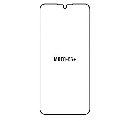 Hydrogel - matná ochranná fólie - Motorola Moto E6 Plus