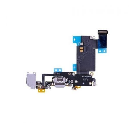 iPhone 6S Plus - Nabíjecí dock konektor - audio konektor kabel s mikrofonem - bílý