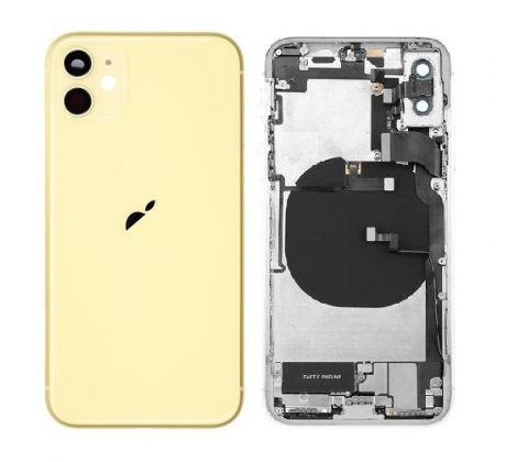 Apple iPhone 11 - Zadní Housing - yellow s předinstalovanými díly