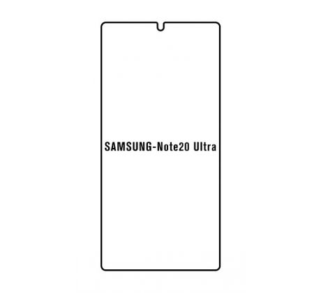 Hydrogel - matná ochranná fólie - Samsung Galaxy Note 20 Ultra, typ výřezu 1