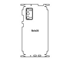 Hydrogel - zadní ochranná fólie (full cover) - Samsung Galaxy Note 20, typ výřezu 2