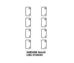 Hydrogel - ochranná fólie zadní kamery - 8ks v balení - Samsung Galaxy Note 20, typ výřezu 1