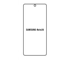 Hydrogel - matná ochranná fólie - Samsung Galaxy Note 20, typ výřezu 1