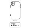 Hydrogel - zadní ochranná fólie (full cover) - iPhone 11 - typ výřezu 2