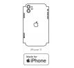 Hydrogel - matná zadní ochranná fólie (full cover) - iPhone 11 - typ výřezu 6