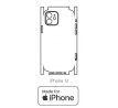 Hydrogel - zadní ochranná fólie (full cover) - iPhone 12 - typ výřezu 6