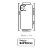 Hydrogel - matná zadní ochranná fólie (full cover) - iPhone 12 mini - typ výřezu 3