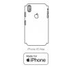 Hydrogel - zadní ochranná fólie (full cover) - iPhone XS Max - typ výřezu 2
