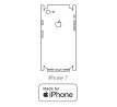 Hydrogel - matná zadní ochranná fólie (full cover) - iPhone 7 - typ výřezu 4