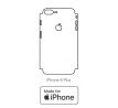 Hydrogel - zadní ochranná fólie (full cover) - iPhone 8 Plus - typ výřezu 2