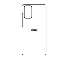 Hydrogel - matná zadní ochranná fólie - Samsung Galaxy Note 20