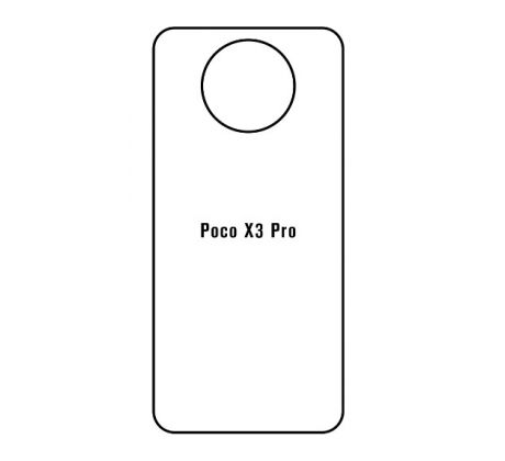 Hydrogel - matná zadní ochranná fólie - Xiaomi Poco X3 Pro 