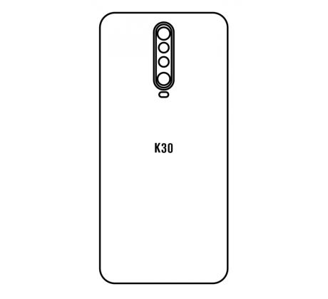 Hydrogel - matná zadní ochranná fólie - Xiaomi Redmi K30 5G