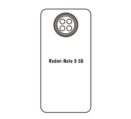 Hydrogel - matná zadní ochranná fólie - Xiaomi Redmi Note 9 5G