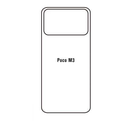 Hydrogel - matná zadní ochranná fólie - Xiaomi Poco M3 