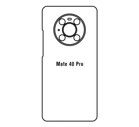 Hydrogel - matná zadní ochranná fólie - Huawei Mate 40 Pro 